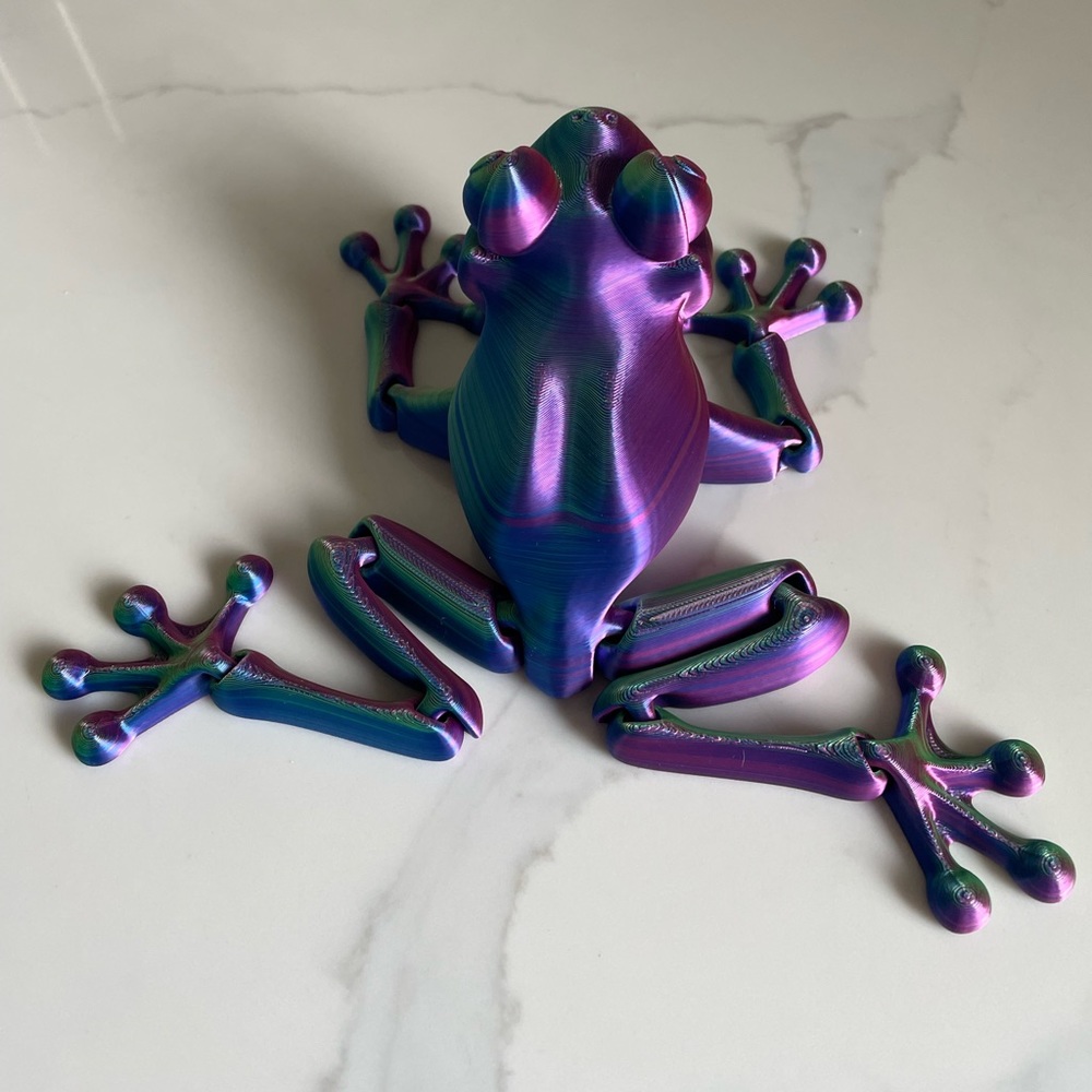 Colorful Frog Action Figure - Picture 4 of 8